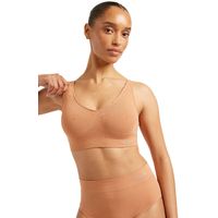 Boody Padded Shaper Crop Bra-Dune